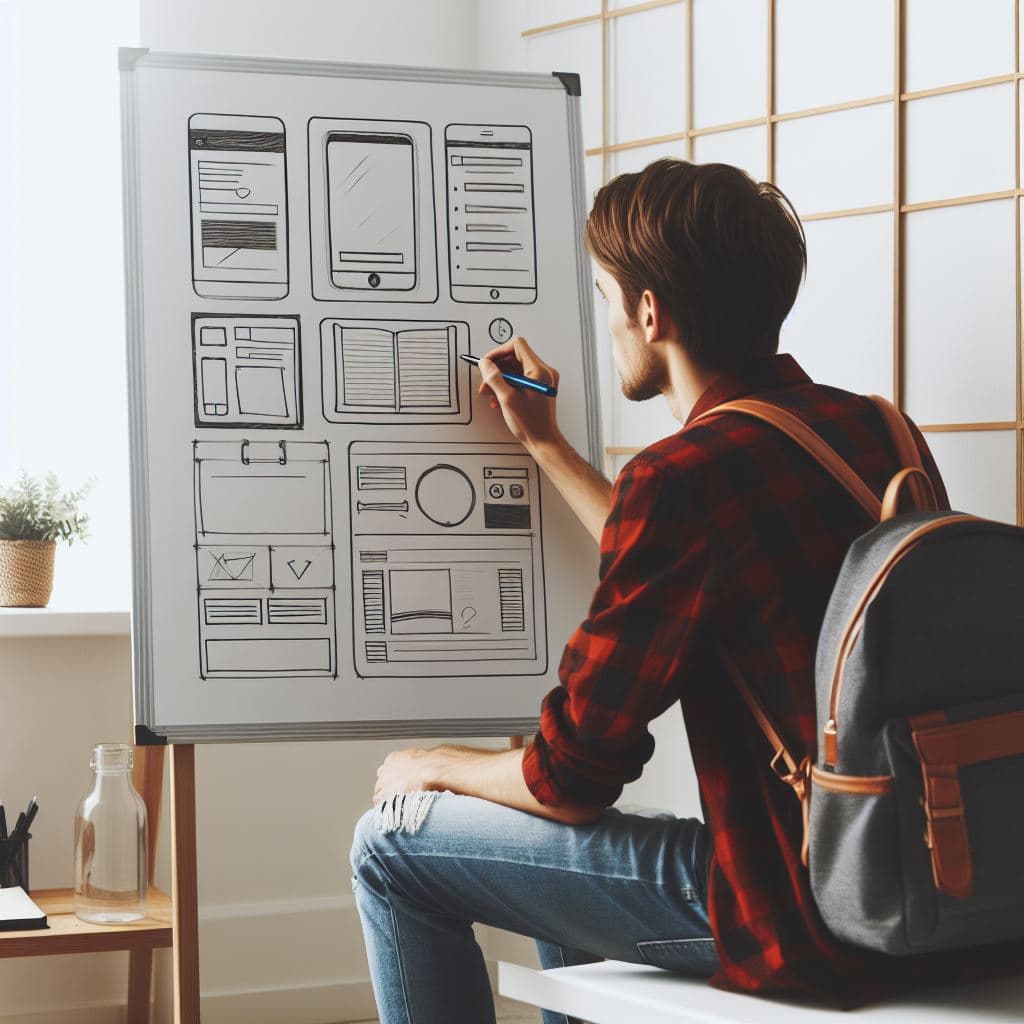 Developer creating new designs